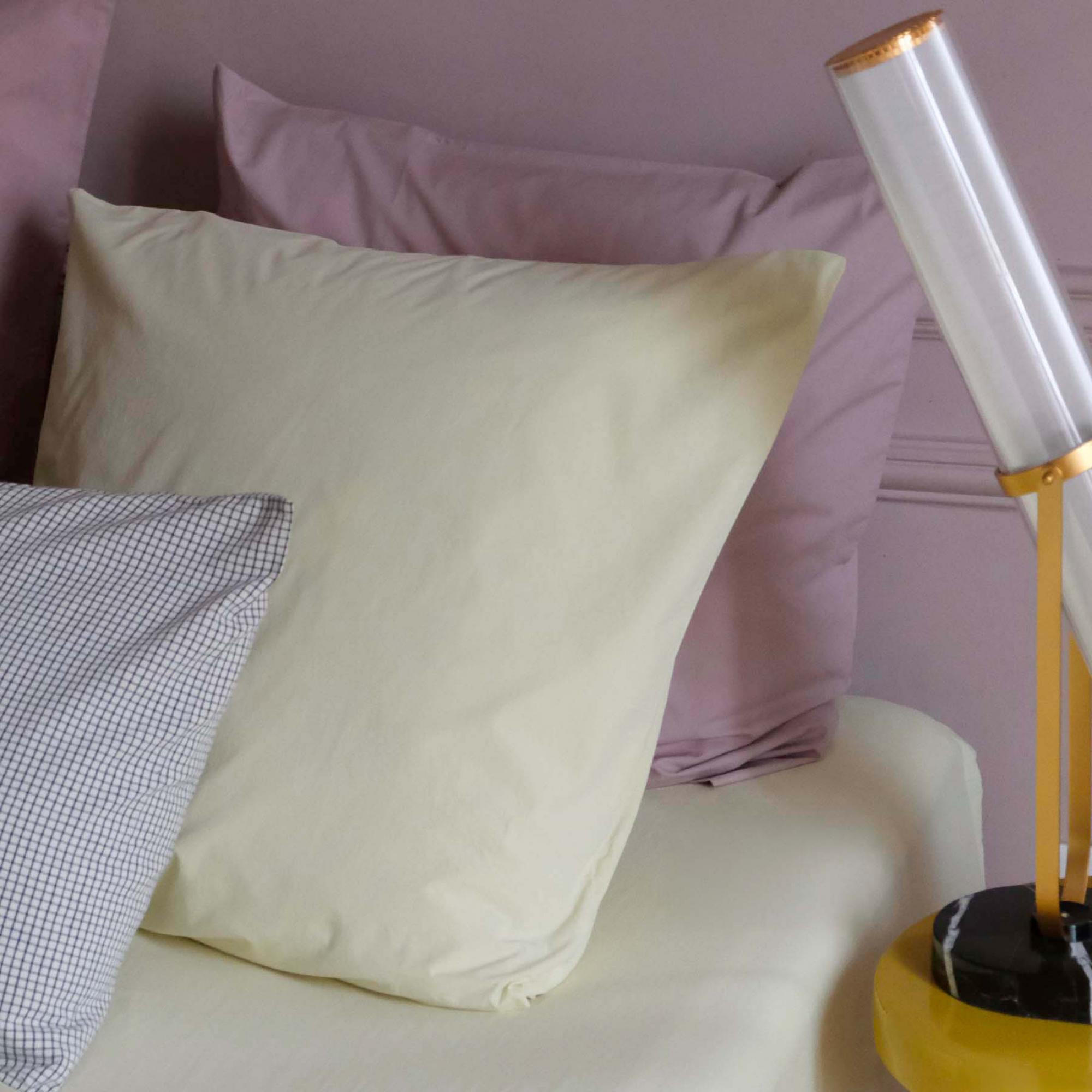 KOPFKISSENBEZUG Céleste vaniglia 50 x 70 cm - Hellgelb, Textil (70/50cm)