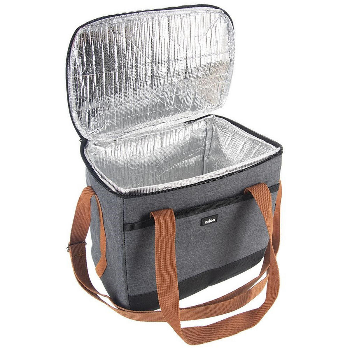 THERMOTASCHE isoliert 8 l Grau - Grau, Textil (22/23/28cm) - Orion 
