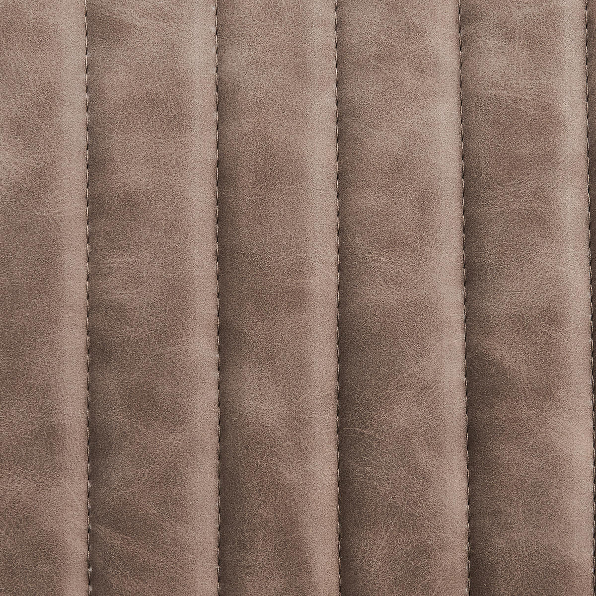 STUHL 2er-Set Kunstleder Braun Brandol - Braun, Textil/Metall (52/87/54cm) - Beliani