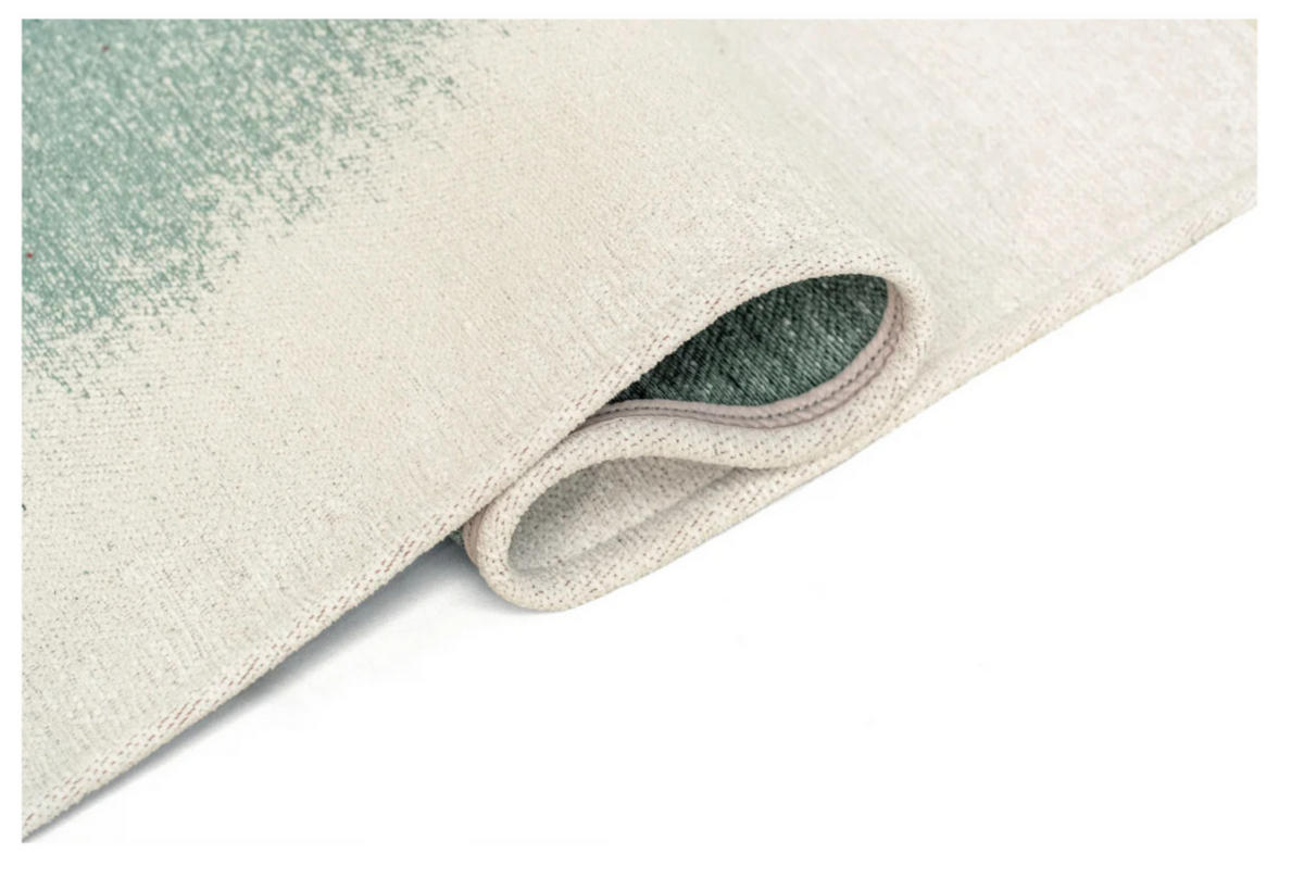 TEPPICH modern Flachgewebe GLOBE Grün 240 x 340 cm - Dunkelgrün, Textil (240/340cm) - Novatrend