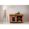 LOWBOARD LIBRO - Braun/Naturfarben, Akazienholz/Holz (75/47/50cm) - SAM