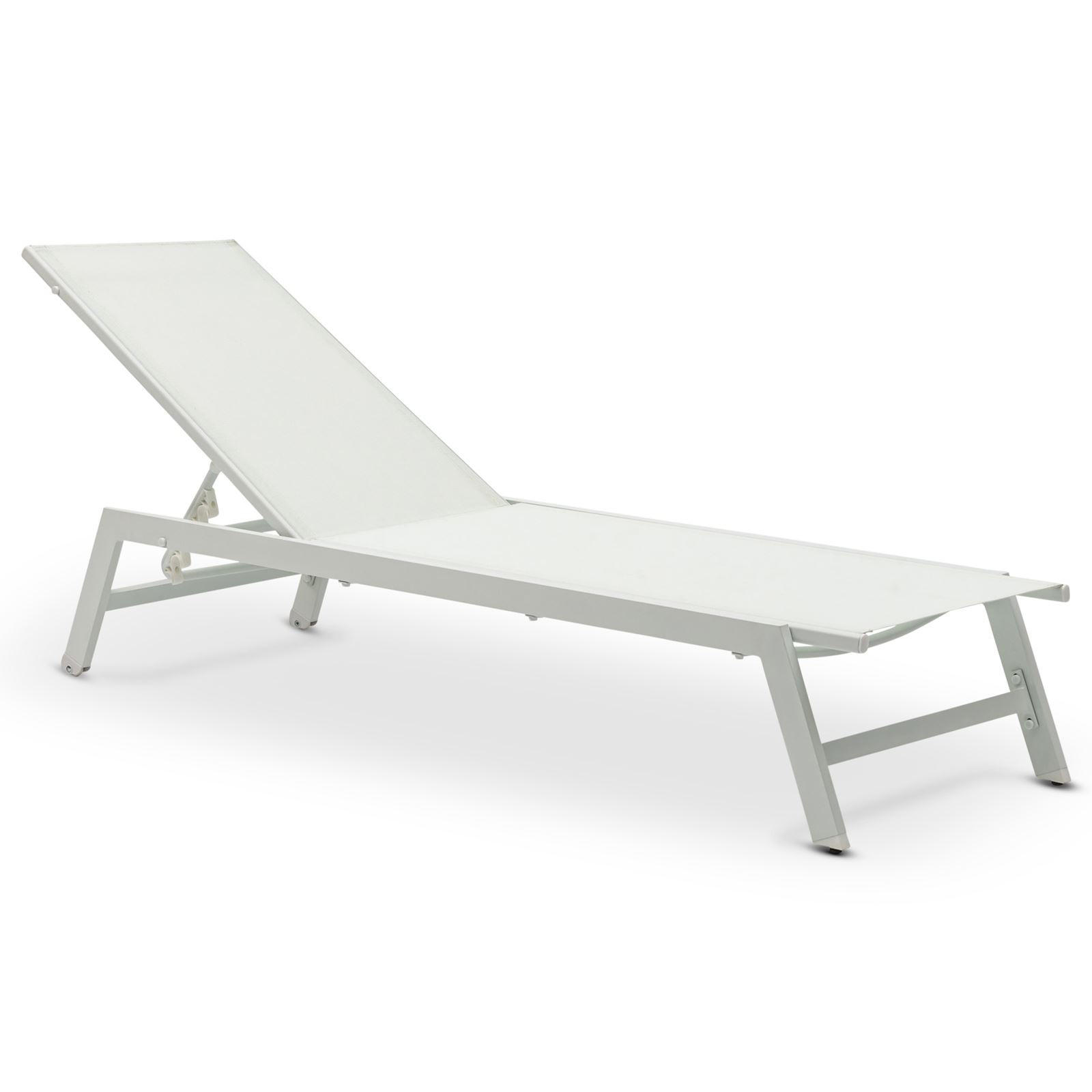 GARTENLIEGE ESPIRITU cremeweiß - Creme, Textil/Metall (192/31/55cm) - IDIMEX