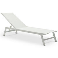 GARTENLIEGE ESPIRITU cremeweiß - Creme, Textil/Metall (192/31/55cm) - IDIMEX