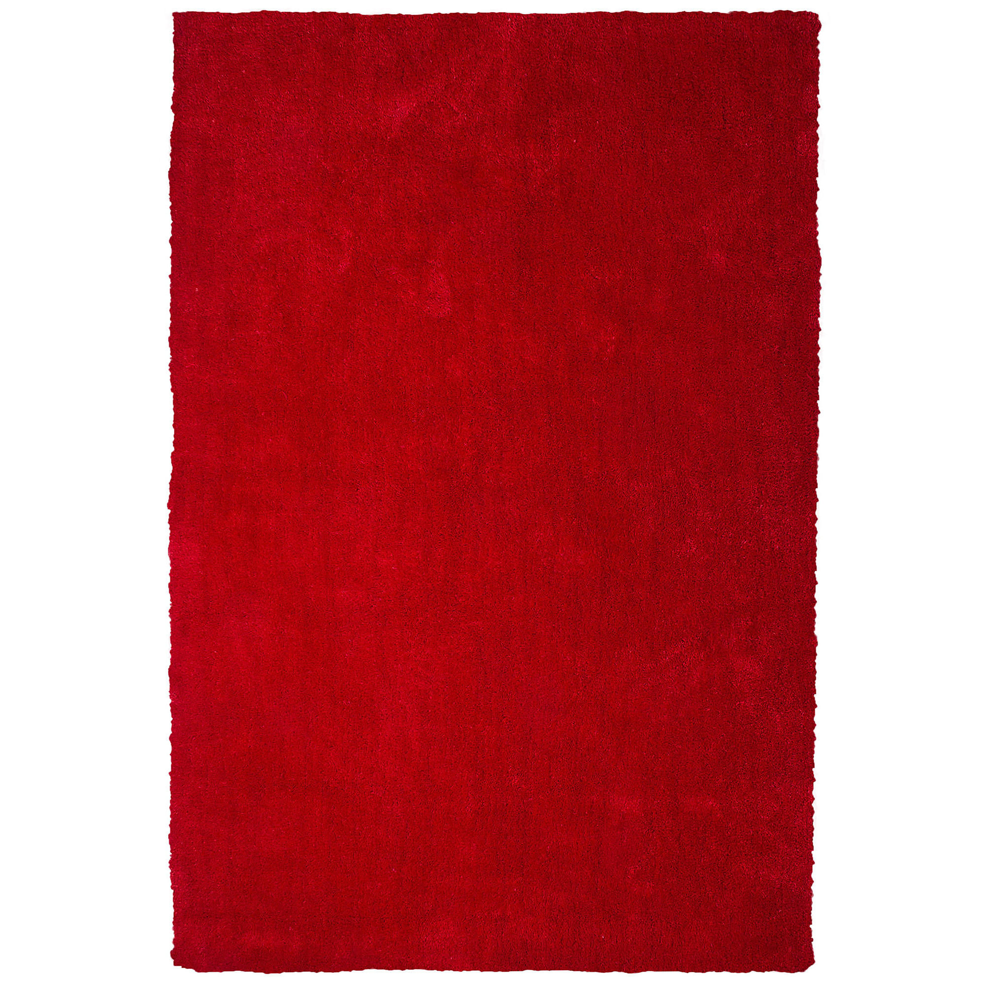 SHAGGY-TEPPICH Demre 300/200 cm - Rot, Kunststoff (200/300cm) - Beliani