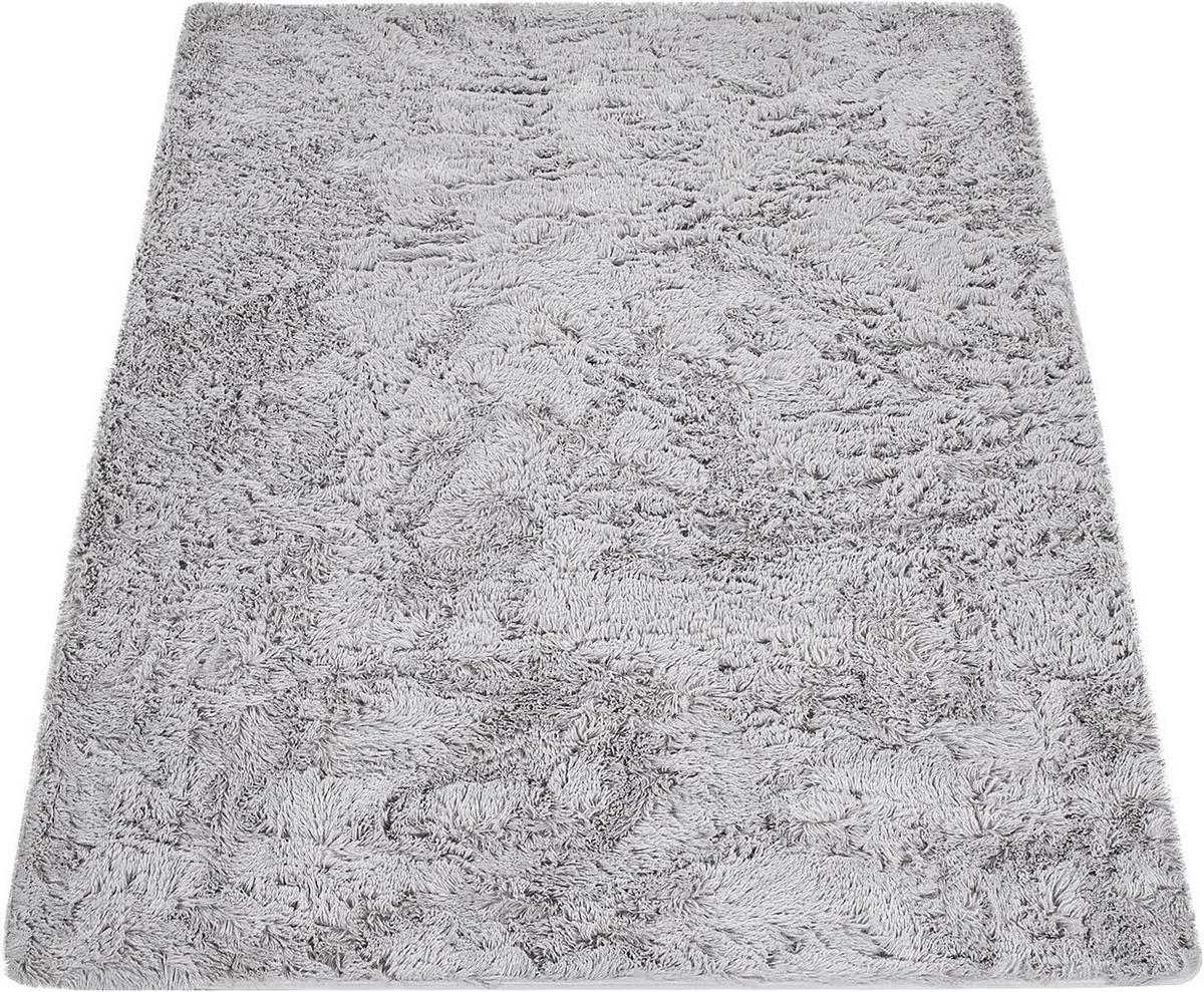 HOCHFLORTEPPICH 140/200 cm Silky 591 - Silberfarben, Textil (140/200cm) - Paco Home