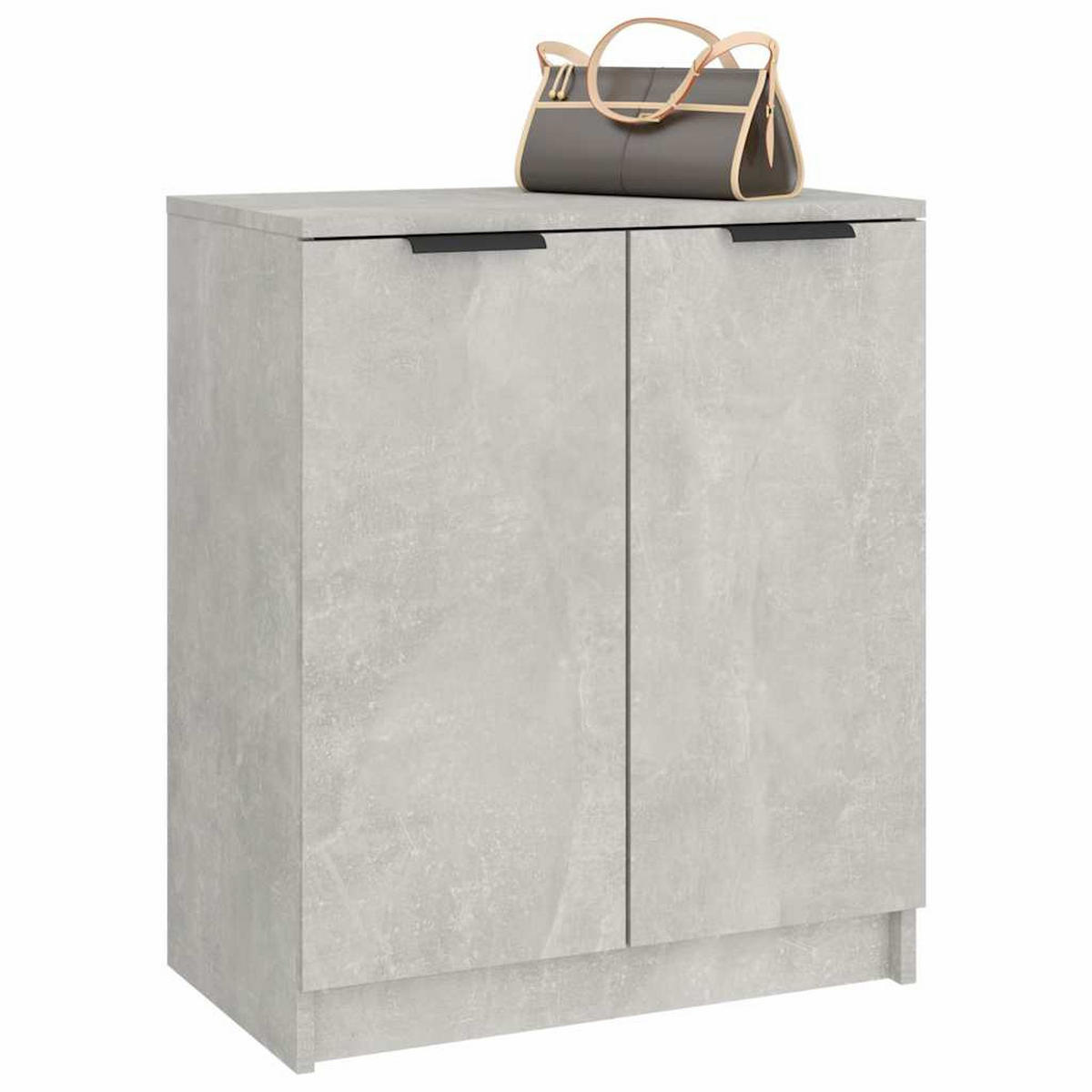 SCHUHSCHRANK Betongrau 59/35/70 Cm Holzwerkstoff - Grau, Holzwerkstoff (35/70/59cm) - vidaXL