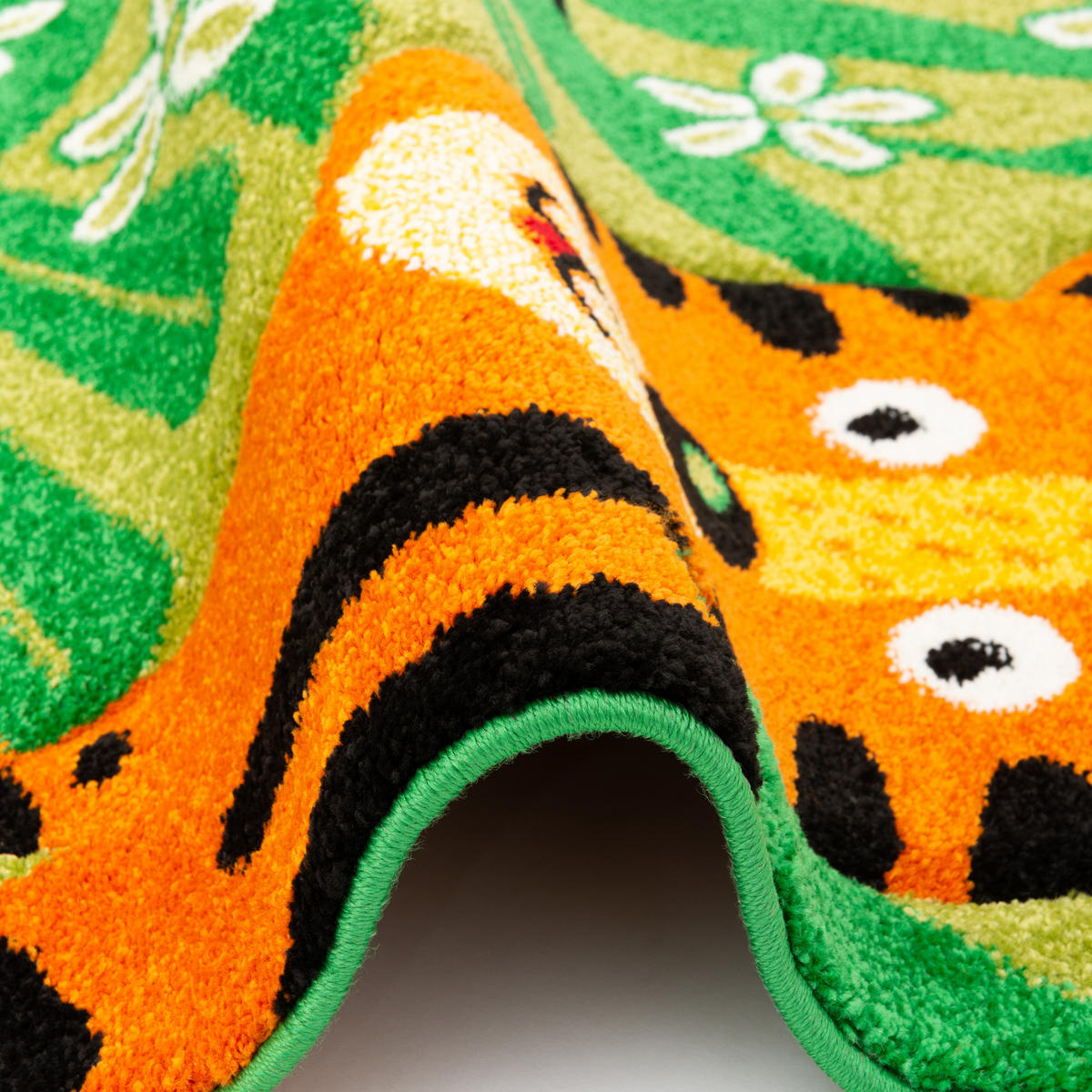KINDER TEPPICH MAUI KIDS SAFARI - Grün, Textil (80/150cm) - Pergamon