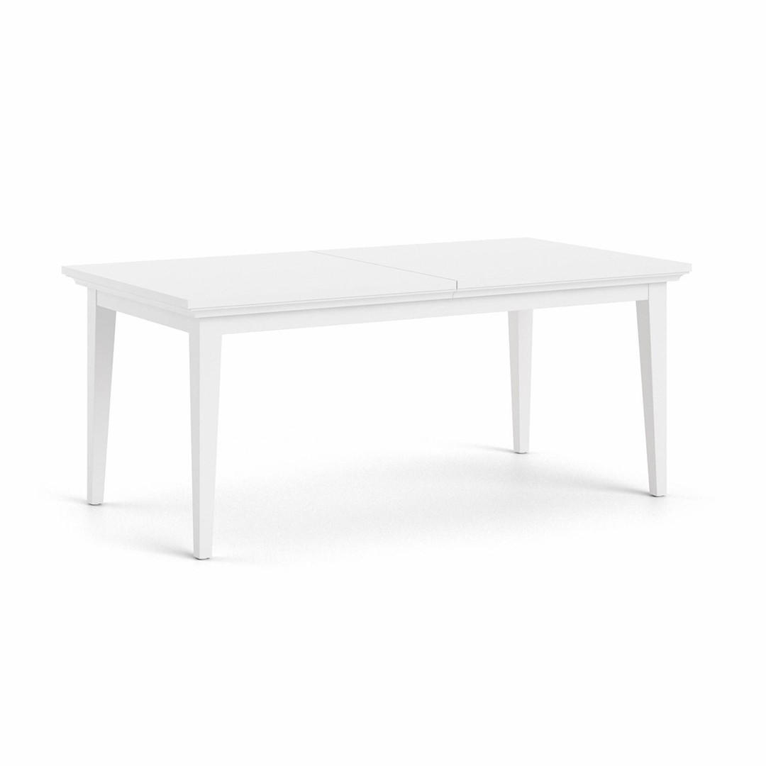 ESSTISCH Venedig Weiß 180/95/76 cm - Weiß, Holzwerkstoff (95/180/76cm) - ebuy24