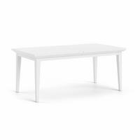 ESSTISCH Venedig Weiß 180/95/76 cm - Weiß, Holzwerkstoff (95/180/76cm) - ebuy24