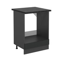 SKŘÍŇKA NA VESTAVĚNOU TROUBU R-Line Antracitový venkovský dům - antracitová, kompozitní dřevo (60/81.6/60cm) - Vicco