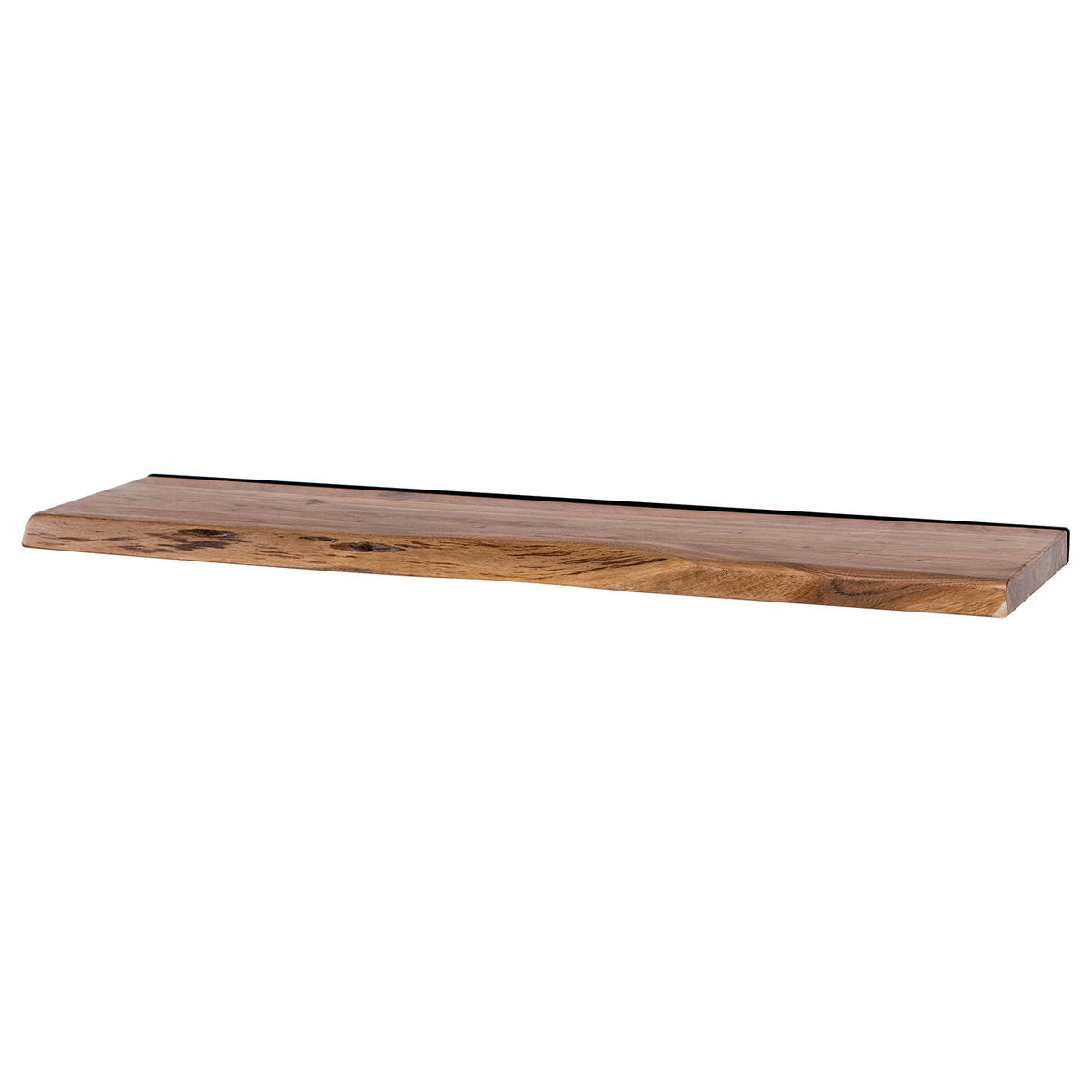 WANDBOARD - Akazie massiv - Akaziefarben, Holz (110/3.5/23cm) - home24