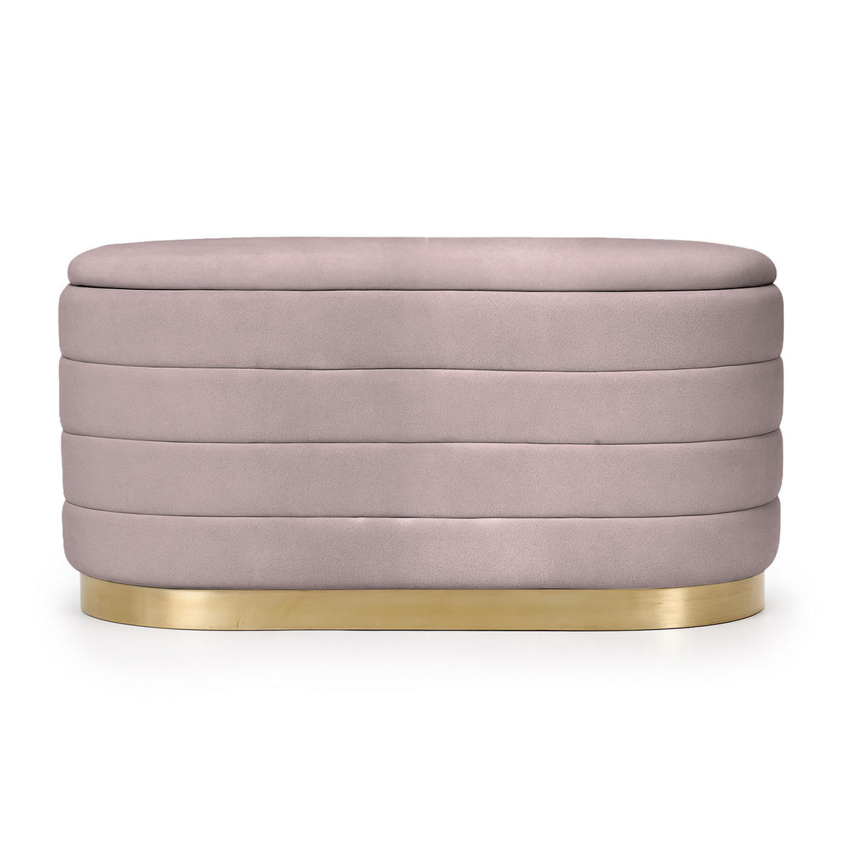 SITZBANK Altrosa - Pink, Textil/Metall (80/42/42cm) - Akord
