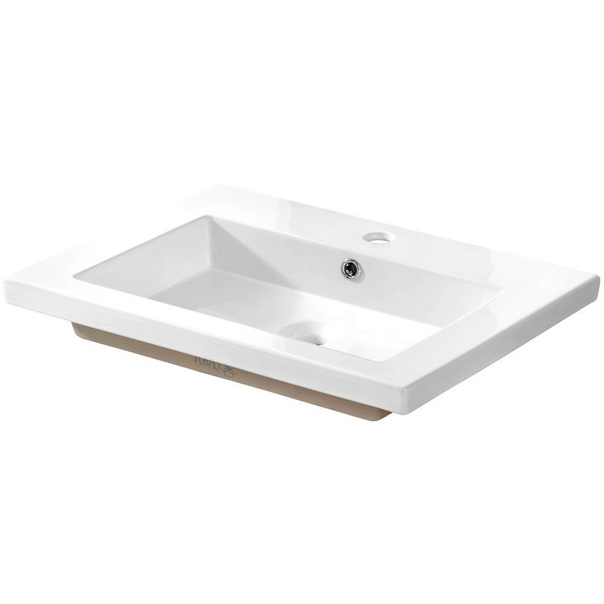 WASCHTISCH Luton-56 - Weiß, Holzwerkstoff (61/63/46cm) - Lomado