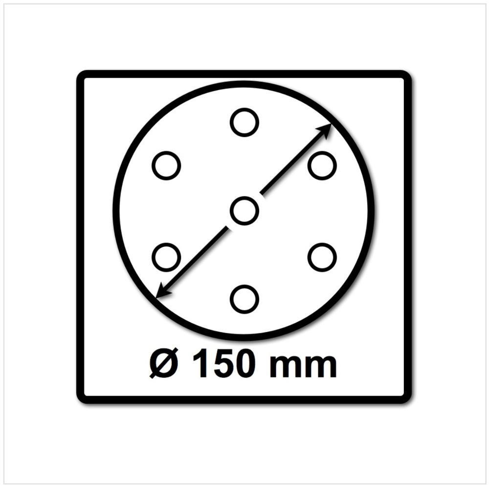 FESTOOL Schleifscheiben STF D150/48 P120 GR/100 150 mm / 100 Stk. ( 575164 ) - Multicolor, Kunststoff (70/70/60cm) - Festool