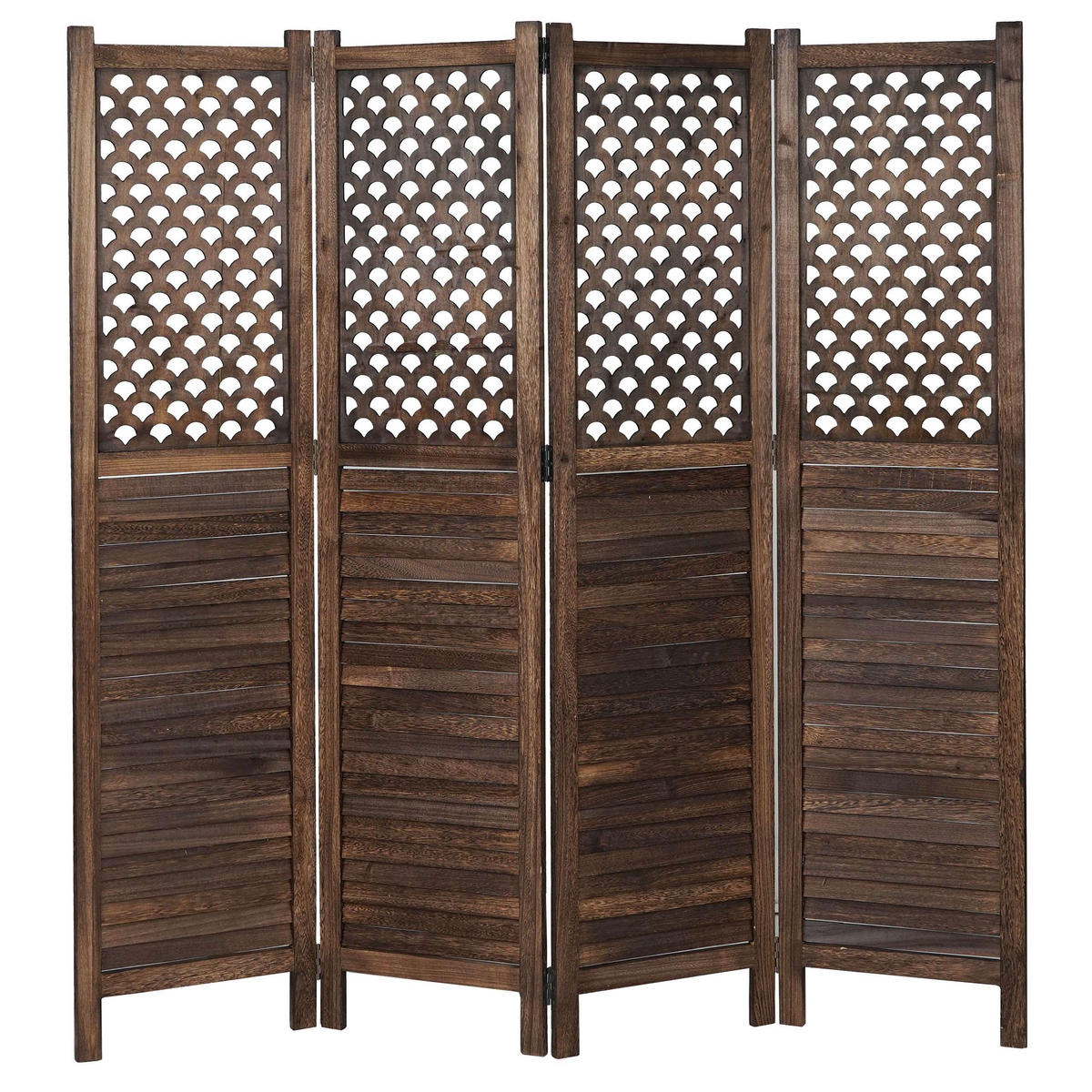 PARAVENT Braun - Braun, Holz (161/170/2cm) - MCW
