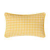 KISSENHÜLLE Vichy-Karo 30/50 cm, 100% Baumwolle - Gelb, Textil (30/50cm) - Homescapes