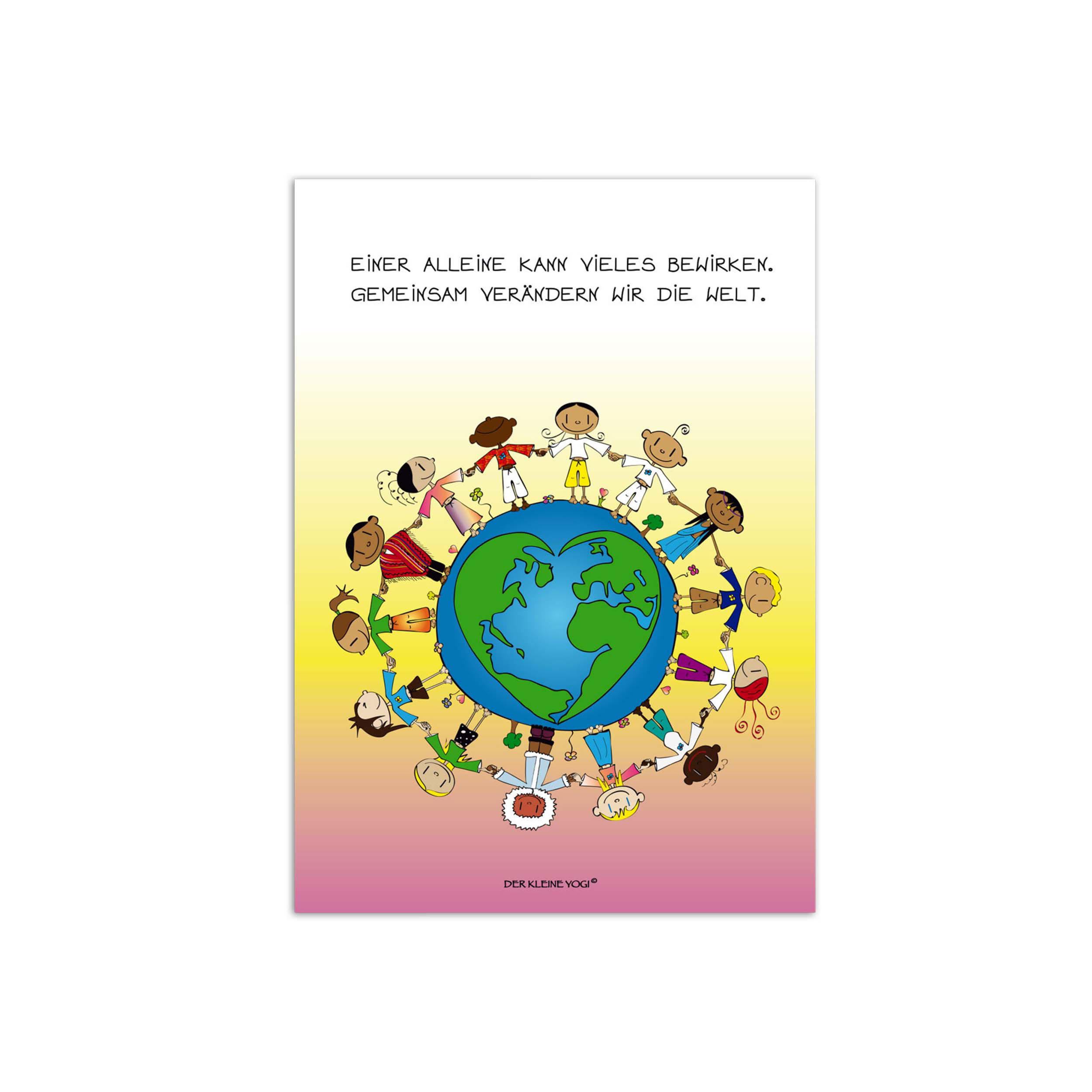 POSTKARTE Der Kleine Yogi Gemeinsam, 10er Pack, Papier / Pappe, 10.5 cm x 15 cm - Multicolor, Papier (15/1cm) - Goebel