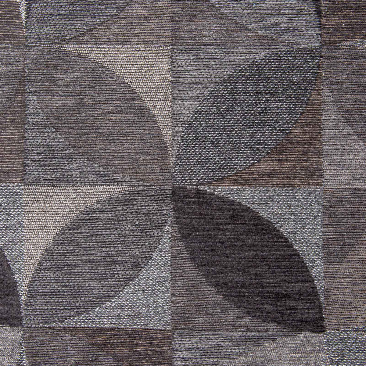 TEPPICH Rondo Charcoal 80/150 cm - Braun, Textil (80/150cm) - Lola&Moi