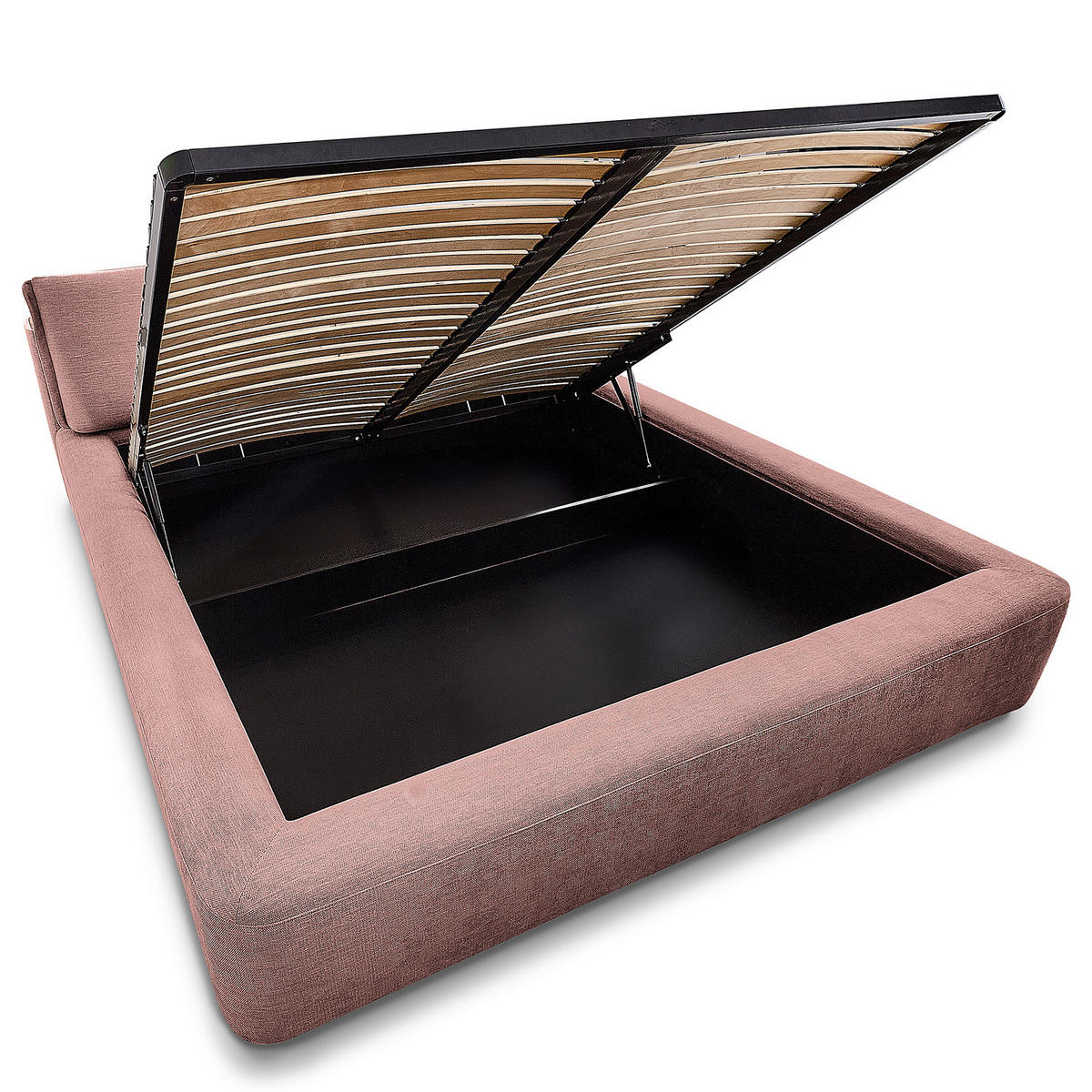 POLSTERBETT - Mauve, Textil (200/200cm) - home24