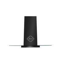 DUNSTABZUGSHAUBE GCH T 466 90 BL PRIME + Umluftset, 90 cm Schwarz - Schwarz, Glas/Metall (90/78/43cm) - Gurari