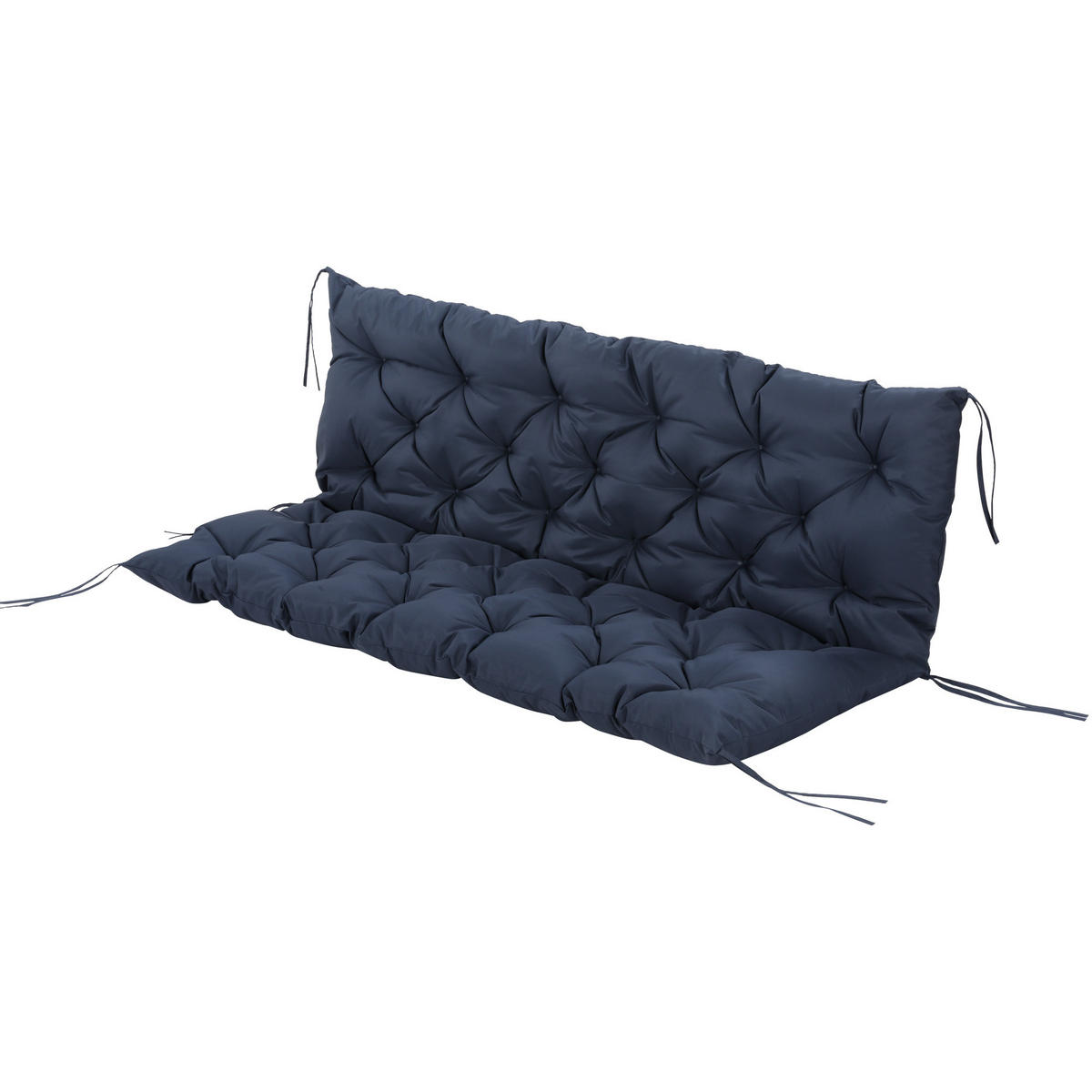 SITZKISSEN DE-16672 Blau - Blau, Textil (150/98/8cm) - ComfortXL