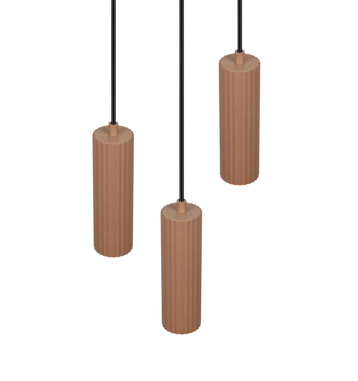 HÄNGELAMPE SOKA - Braun - 28/28/150 cm - Braun, Metall (28/28/150cm) - Trio Leuchten