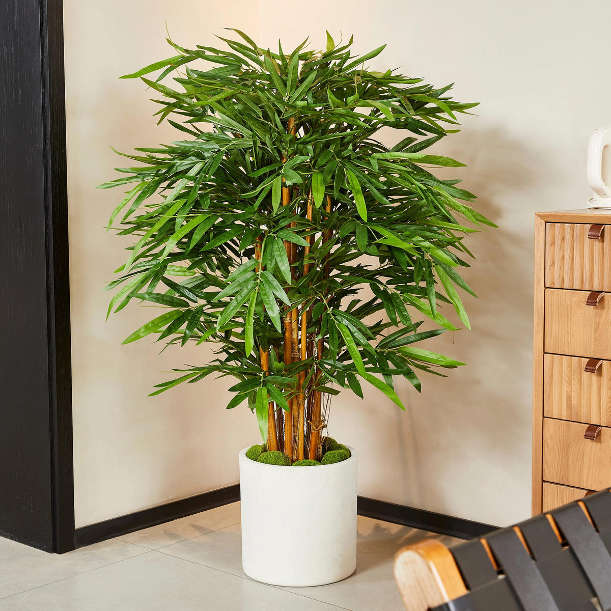 KÜNSTLICHER Bambus – Nayoko 120 cm - Grün, Kunststoff (120cm) - aplanta