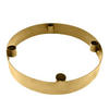 ADVENTSKRANZ Ring-Kerzenständer Onyx aus Eisen in Gold Ø25/4 cm - Goldfarben, Metall (25/4/25cm) - LaLe Living
