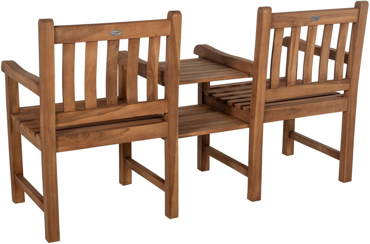 GARTENBANK 160/62 cm Holz Teak - Teakfarben, Holz (160/92/62cm) - CLP