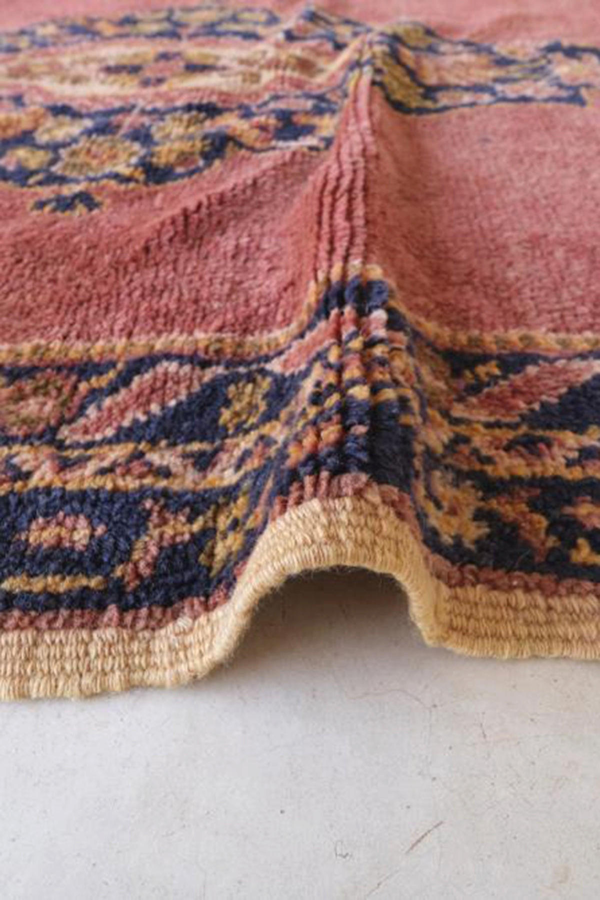 BERBERTEPPICH aus reiner Wolle 109x 191 cm - Rot, Naturmaterialien (109/191cm) - AFK Living