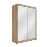 KLEIDERSCHRANK AMOHA mit LED - 120 cm - Sonoma Eiche - Sonoma Eiche, Holzwerkstoff (120/215/61cm) - ALTDECOR