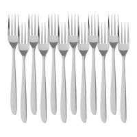 TAFELGABEL SoftWave silber 21 cm 12er Set - Silberfarben, Metall - Villeroy & Boch