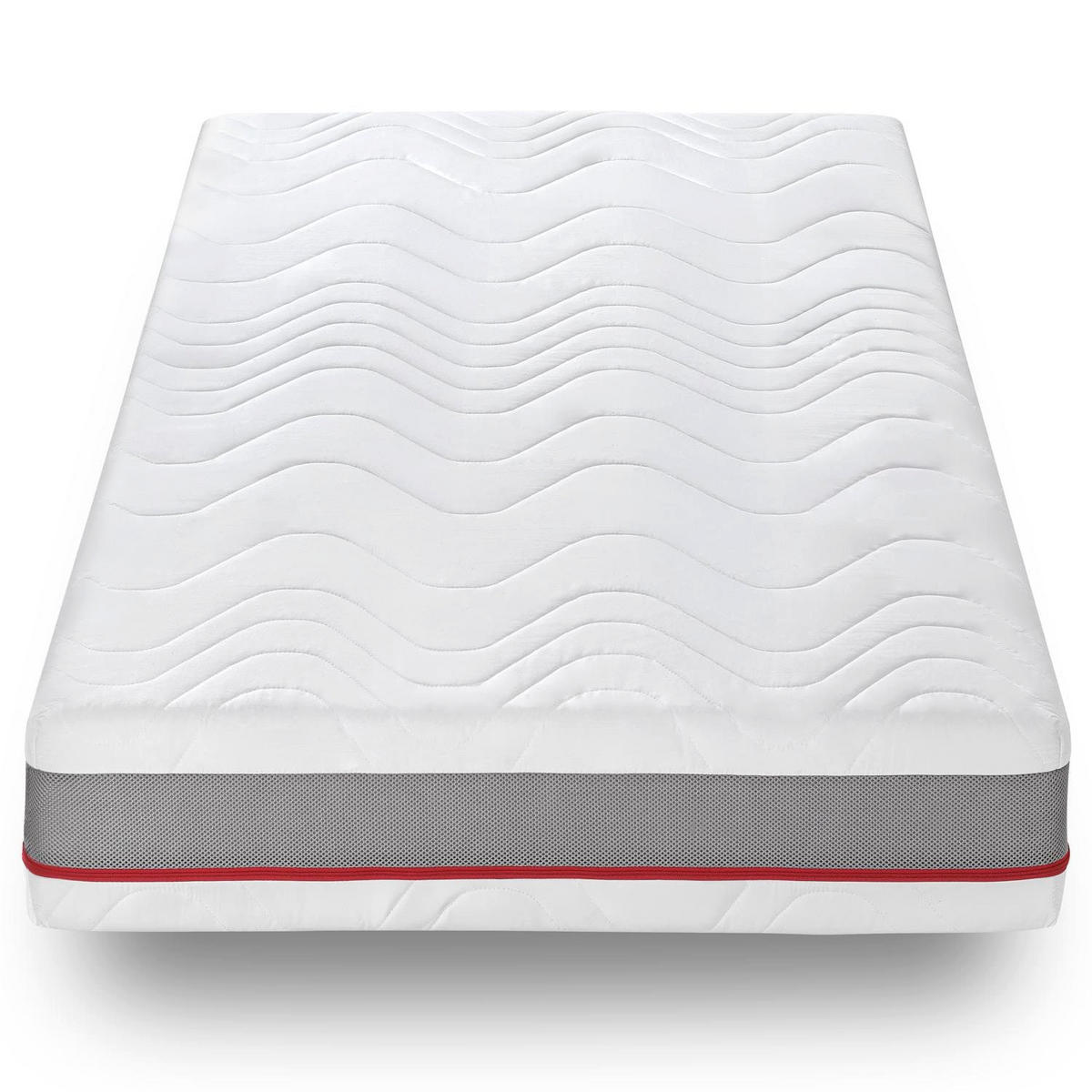 FEDERKERNMATRATZE Premium 100x200 cm - Weiß, Textil (100/200cm) - Sleezzz