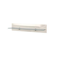WANDREGAL Bari Creme Hochglanz - Creme, Holzwerkstoff (98/20/19cm) - Vladon