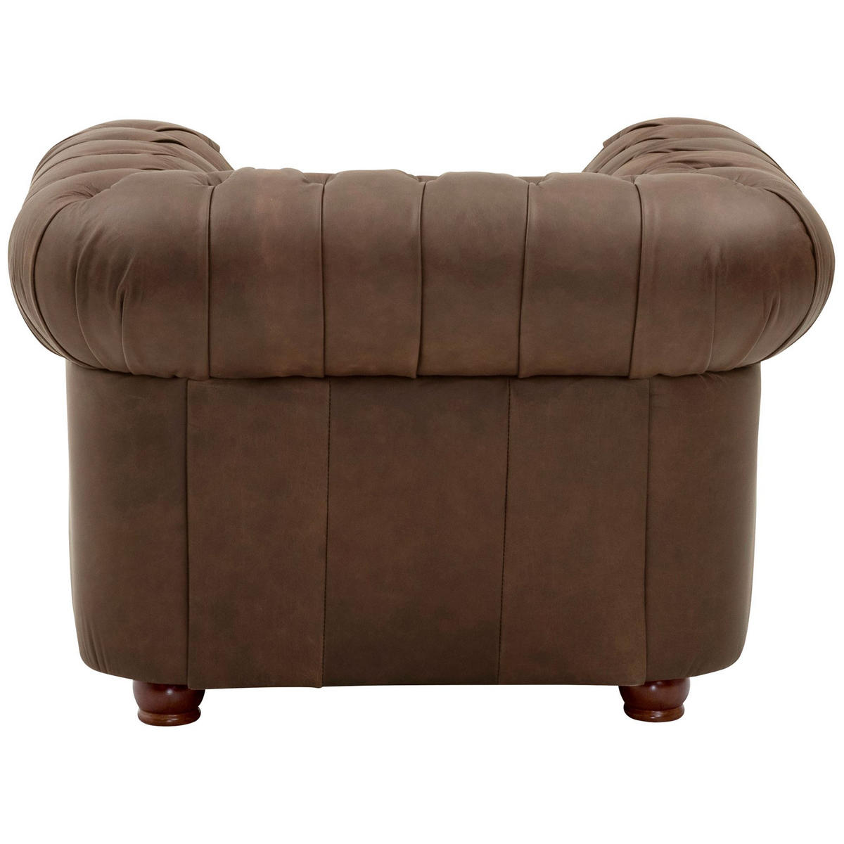 POLSTERSESSEL Kalea Echtleder (Antikoptik) braun - Braun, Leder (98/76/110cm) - 58aufmkessel