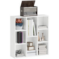 REGAL DE-15574 74/24/80 cm, 8 Fächer Weiß - Weiß, Holzwerkstoff (24/80/74.3cm) - ComfortXL