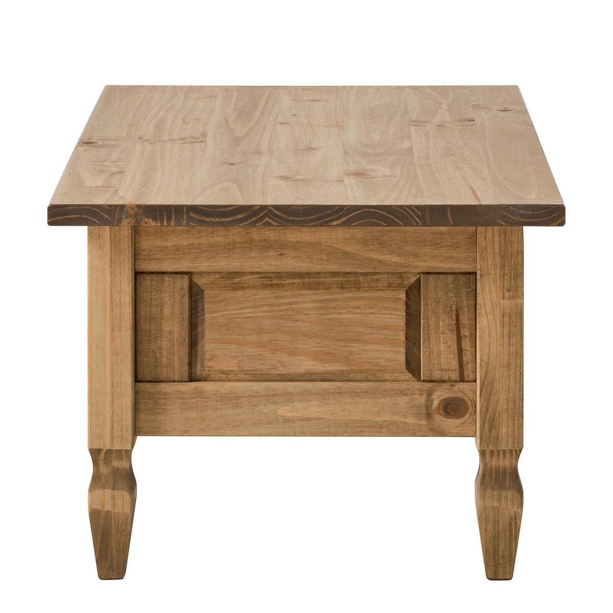HOME24 Couchtisch FINCA RUSTICA - Braun, Holz (60/100/46cm) - home24