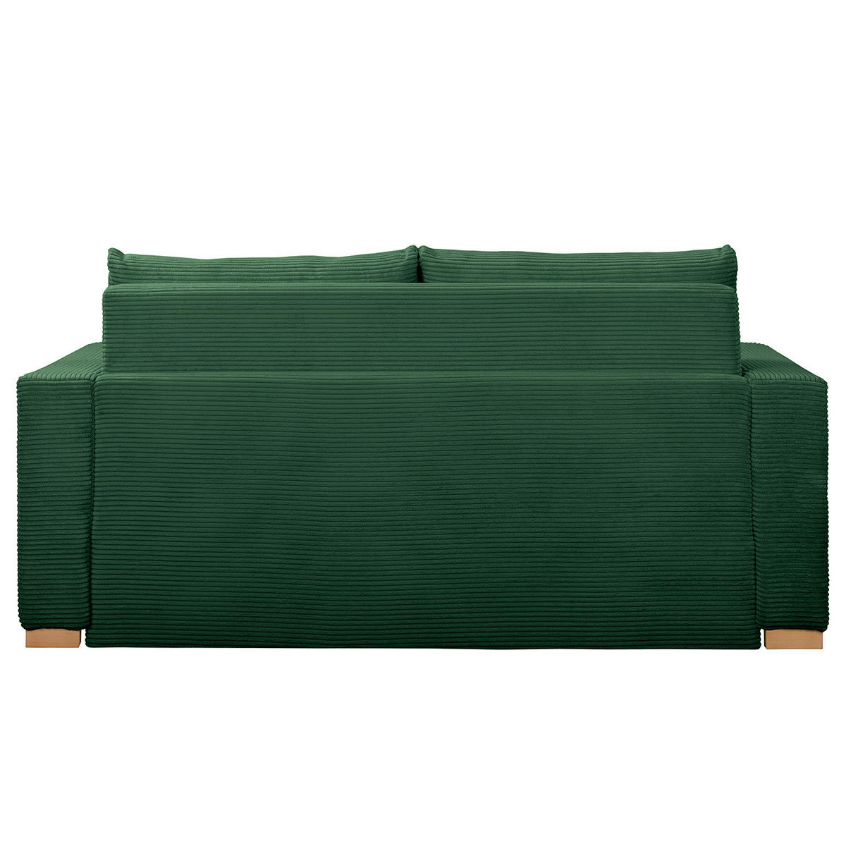 SCHLAFSOFA - Grün, Holz/Buchenholz (153/90/90cm) - home24