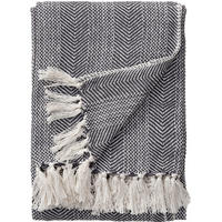 BAUMWOLLDECKE Alisea Anthrazit 125x150 cm - Anthrazit, Textil (125/150cm) - benuta Nest