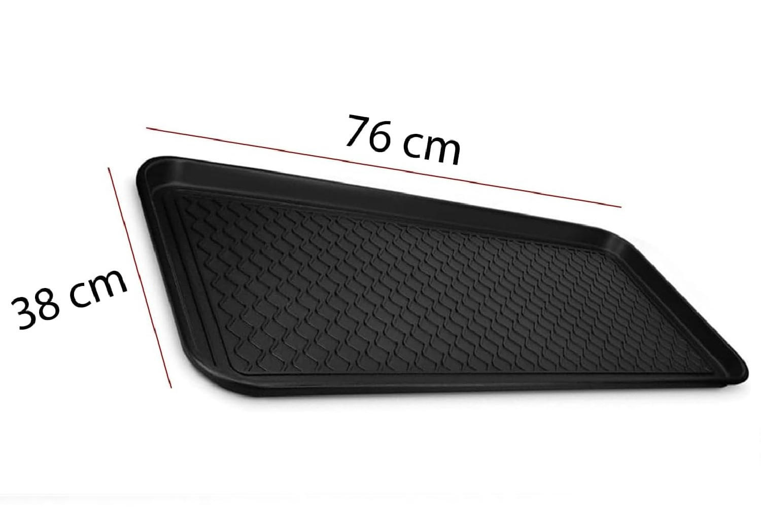 SCHUHABTROPFSCHALE XXL 76x38 cm - Schwarz, Kunststoff (76/38cm) - Idohome