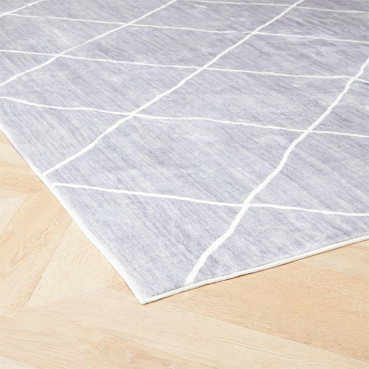 TEPPICH RHOMB - Grau, Textil (200/300cm) - IDIMEX