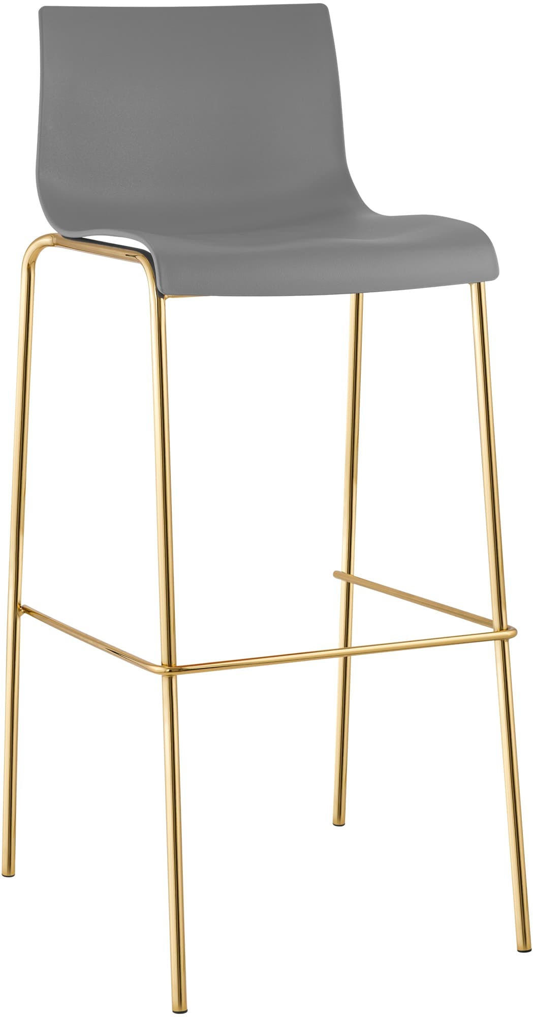 BARHOCKER Hover 100x43x48 cm grau - Grau, Kunststoff (43/100/48cm) - furnicato