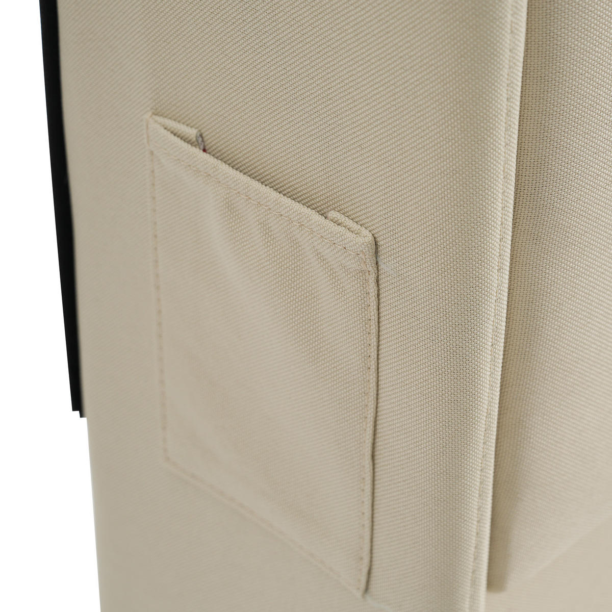 POLSTERBETT aus Leinen 180x200 cm in Beige mit LED-Beleuchtung & USB-C - Beige, Textil (180/200cm) - Modfu