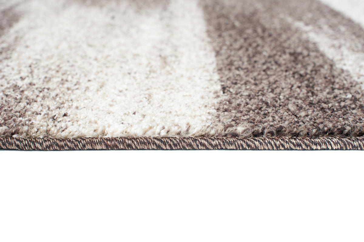 TEPPICHLÄUFER SARI hellbraun abstrakt 100/500 cm - Hellbraun, Textil (100/500cm) - Tapiso