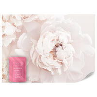 FOTOTAPETE für Schlafzimmer Pfingstrosen Blumen 3D 250x175 - Beige/Rosa, Papier (250/175cm) - Muralo