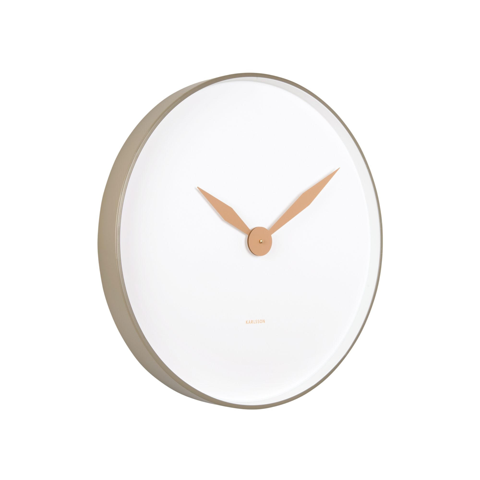 Karlsson Wanduhr Grün 50x5.5x50 cm