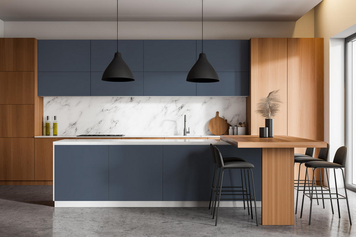 MÖBLAUFKLEBER 100x50 cm dunkelblau - Dunkelblau, Kunststoff (100/50/0.1cm) - Wallfluent