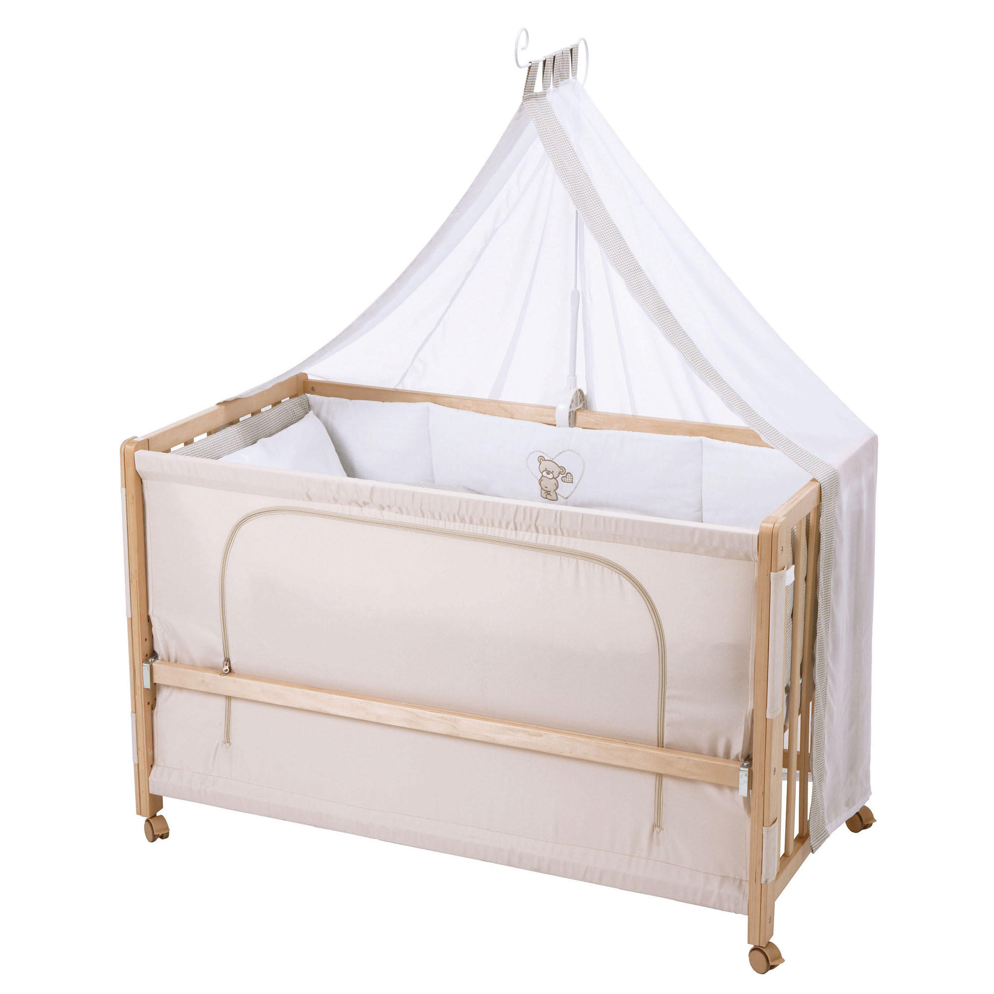 BABYBETT Liebhabär 5er-Set 60 x 120 cm - Beige/Naturfarben, Holzwerkstoff (60/120cm) - Roba