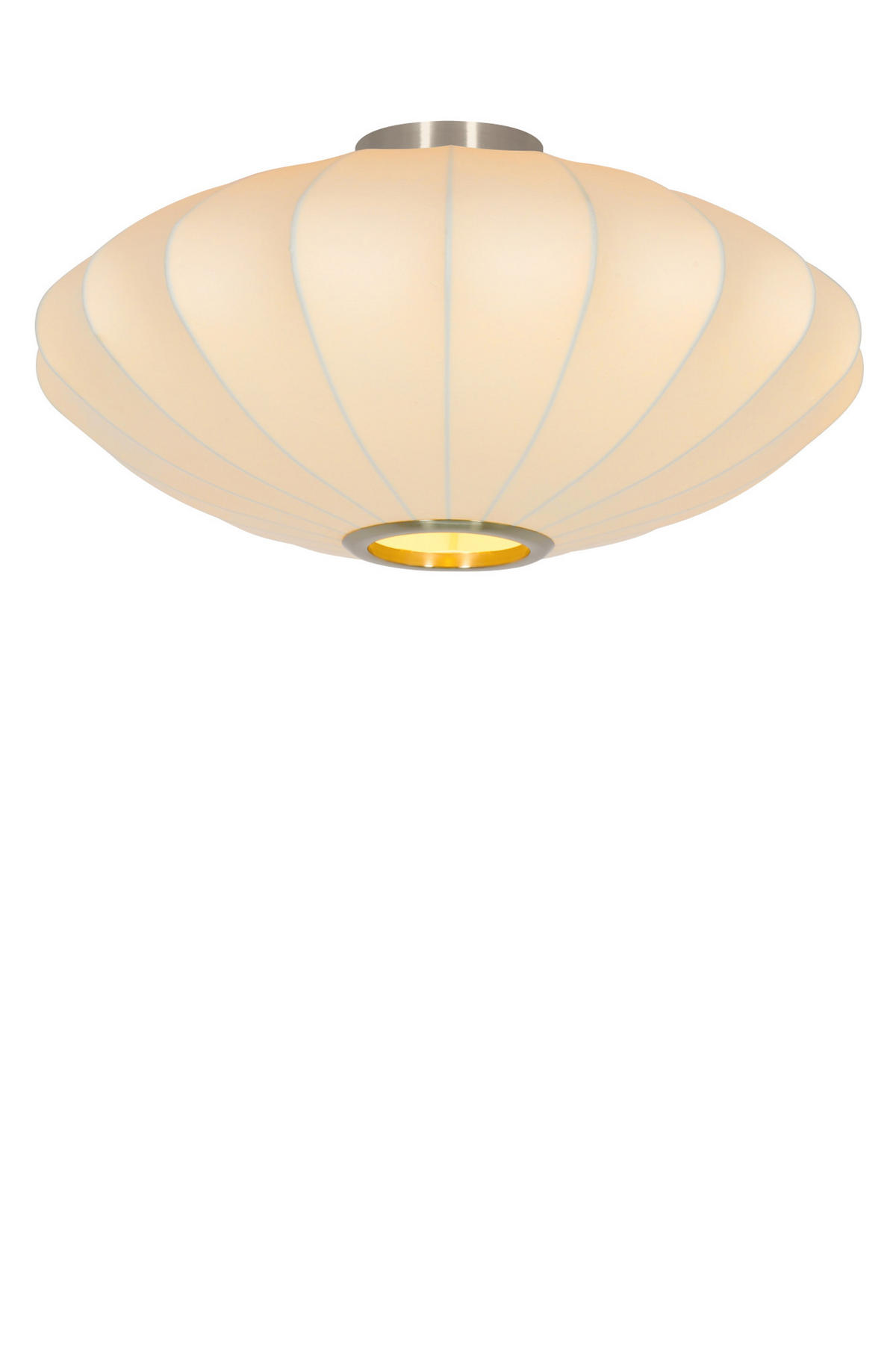 DECKENLEUCHTE Fay Weiß Ø50/22 cm - Weiß, Kunststoff (50/50/22cm) - Light & Living
