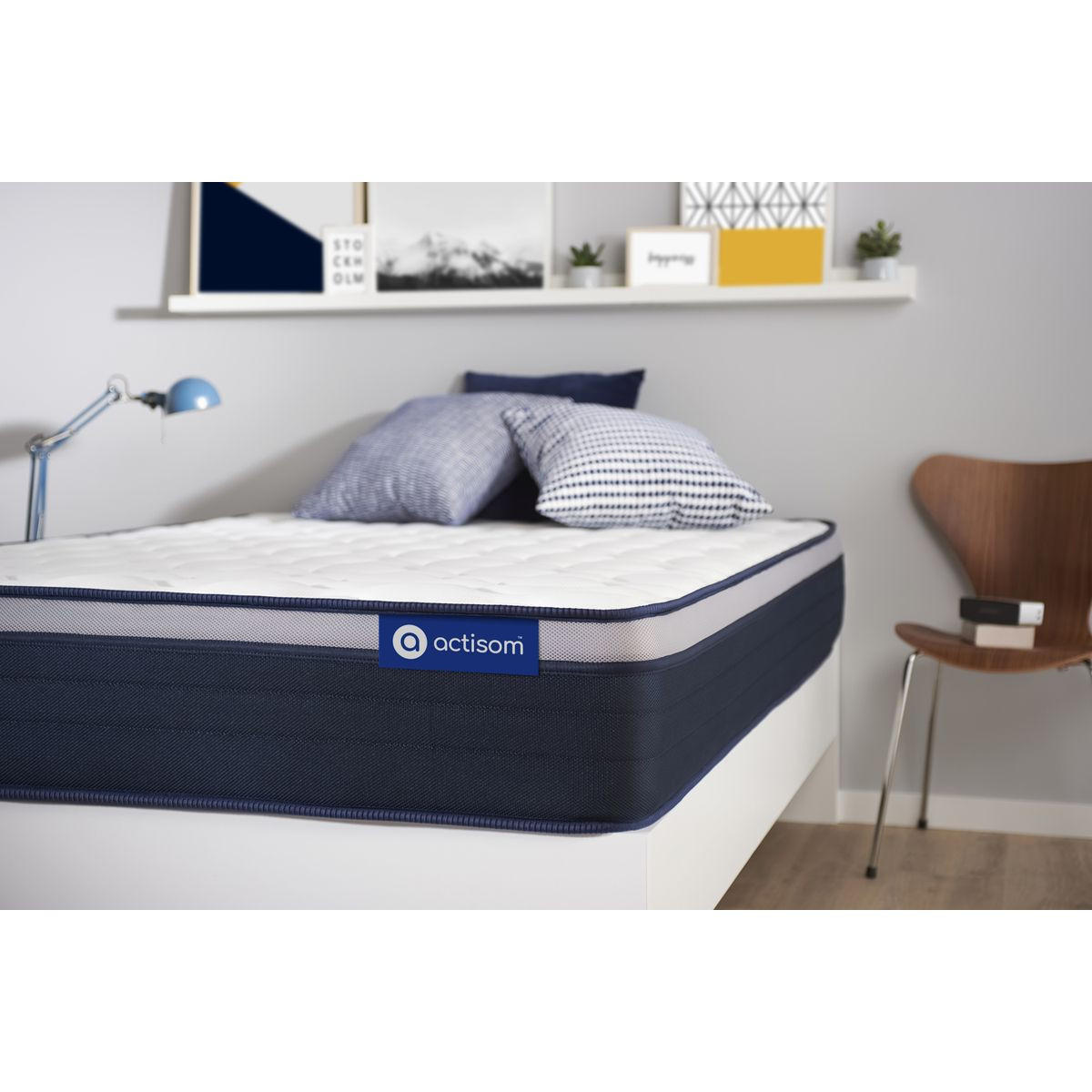 MATRATZE Actimemo max Memory-Schaum 90 x 200 cm h3 - Weiß, Textil (90/200cm) - ACTISOM